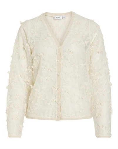 Vila - VIJulietta Strik Cardigan - Birch